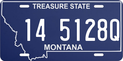 MT license plate 145128Q