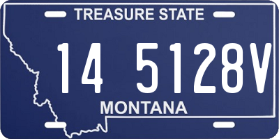 MT license plate 145128V