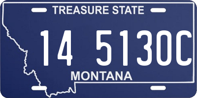 MT license plate 145130C