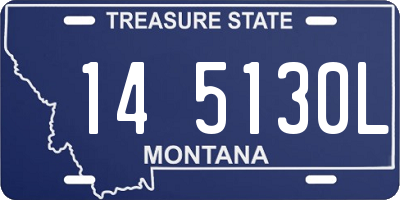 MT license plate 145130L