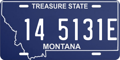 MT license plate 145131E