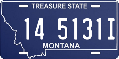 MT license plate 145131I