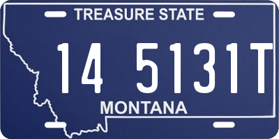 MT license plate 145131T