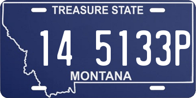 MT license plate 145133P