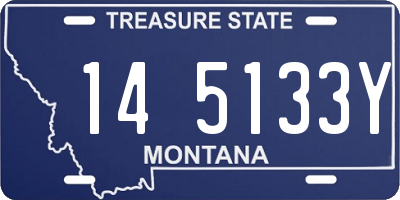 MT license plate 145133Y