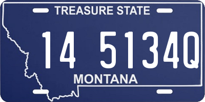 MT license plate 145134Q