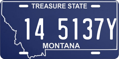 MT license plate 145137Y