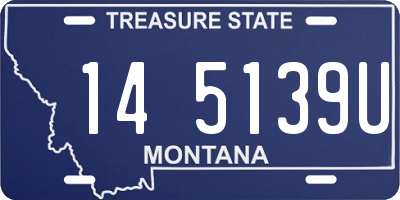 MT license plate 145139U