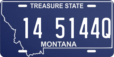 MT license plate 145144Q