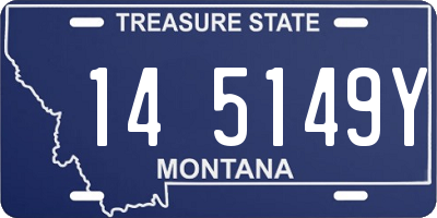 MT license plate 145149Y