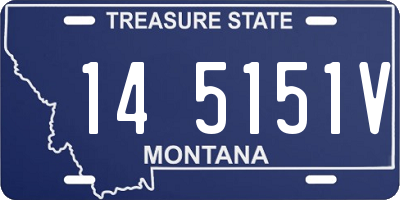 MT license plate 145151V
