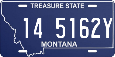 MT license plate 145162Y