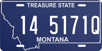 MT license plate 145171Q