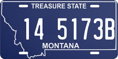 MT license plate 145173B