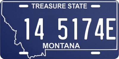 MT license plate 145174E