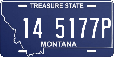 MT license plate 145177P