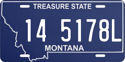 MT license plate 145178L