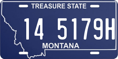 MT license plate 145179H