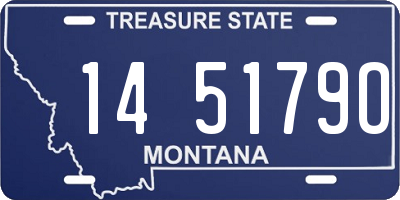 MT license plate 145179O