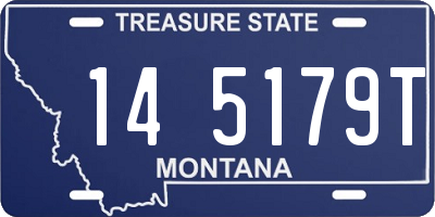 MT license plate 145179T