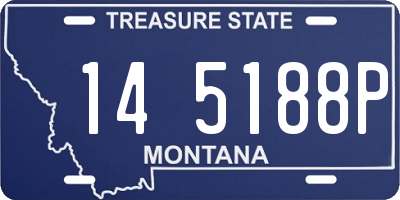 MT license plate 145188P