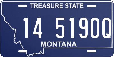 MT license plate 145190Q