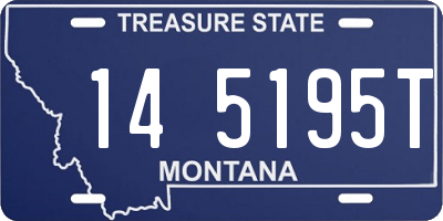 MT license plate 145195T