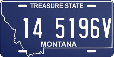 MT license plate 145196V