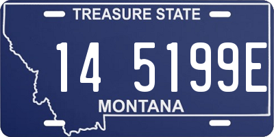 MT license plate 145199E