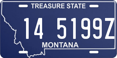 MT license plate 145199Z