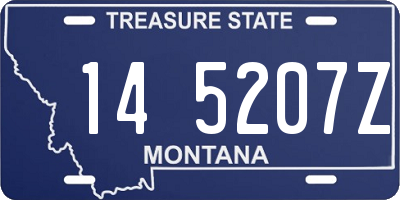 MT license plate 145207Z