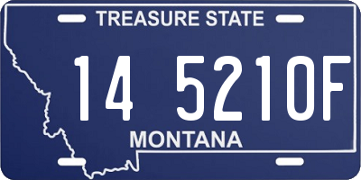 MT license plate 145210F
