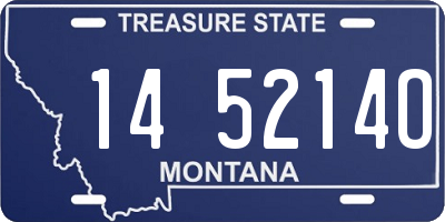 MT license plate 145214O