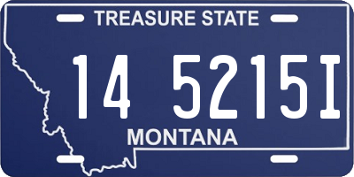 MT license plate 145215I