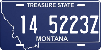 MT license plate 145223Z