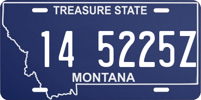 MT license plate 145225Z