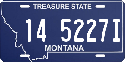 MT license plate 145227I