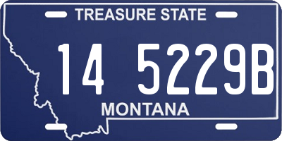 MT license plate 145229B