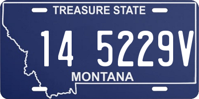 MT license plate 145229V