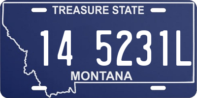 MT license plate 145231L