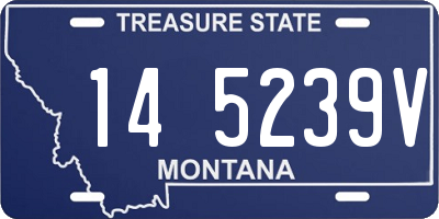 MT license plate 145239V