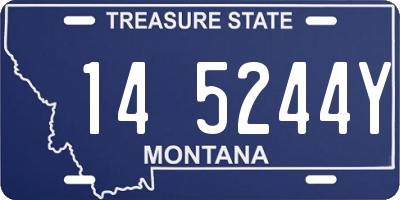 MT license plate 145244Y