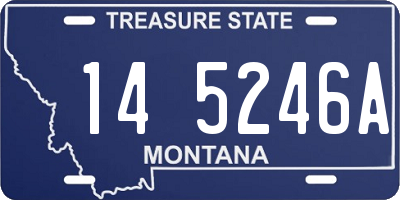 MT license plate 145246A