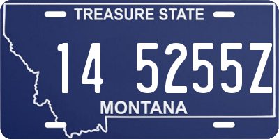 MT license plate 145255Z