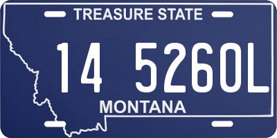 MT license plate 145260L