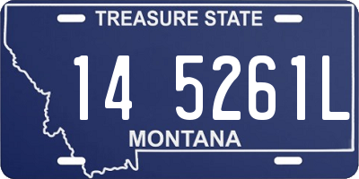 MT license plate 145261L