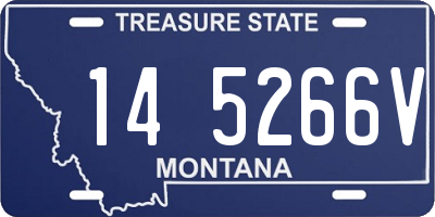 MT license plate 145266V