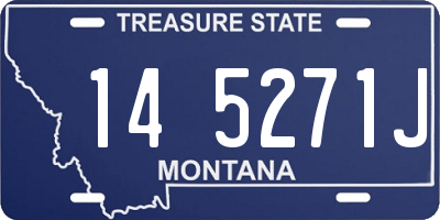 MT license plate 145271J