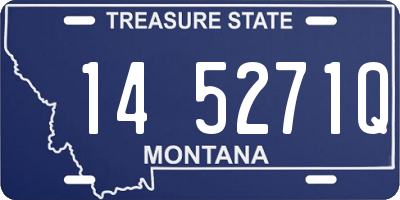 MT license plate 145271Q