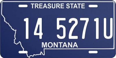 MT license plate 145271U